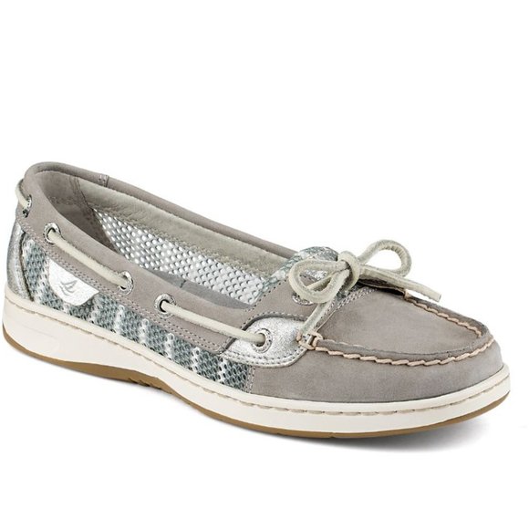 Sperry | Angelfish Breton Stripe Mesh Slip-On Boat Shoe - Picture 1 of 11